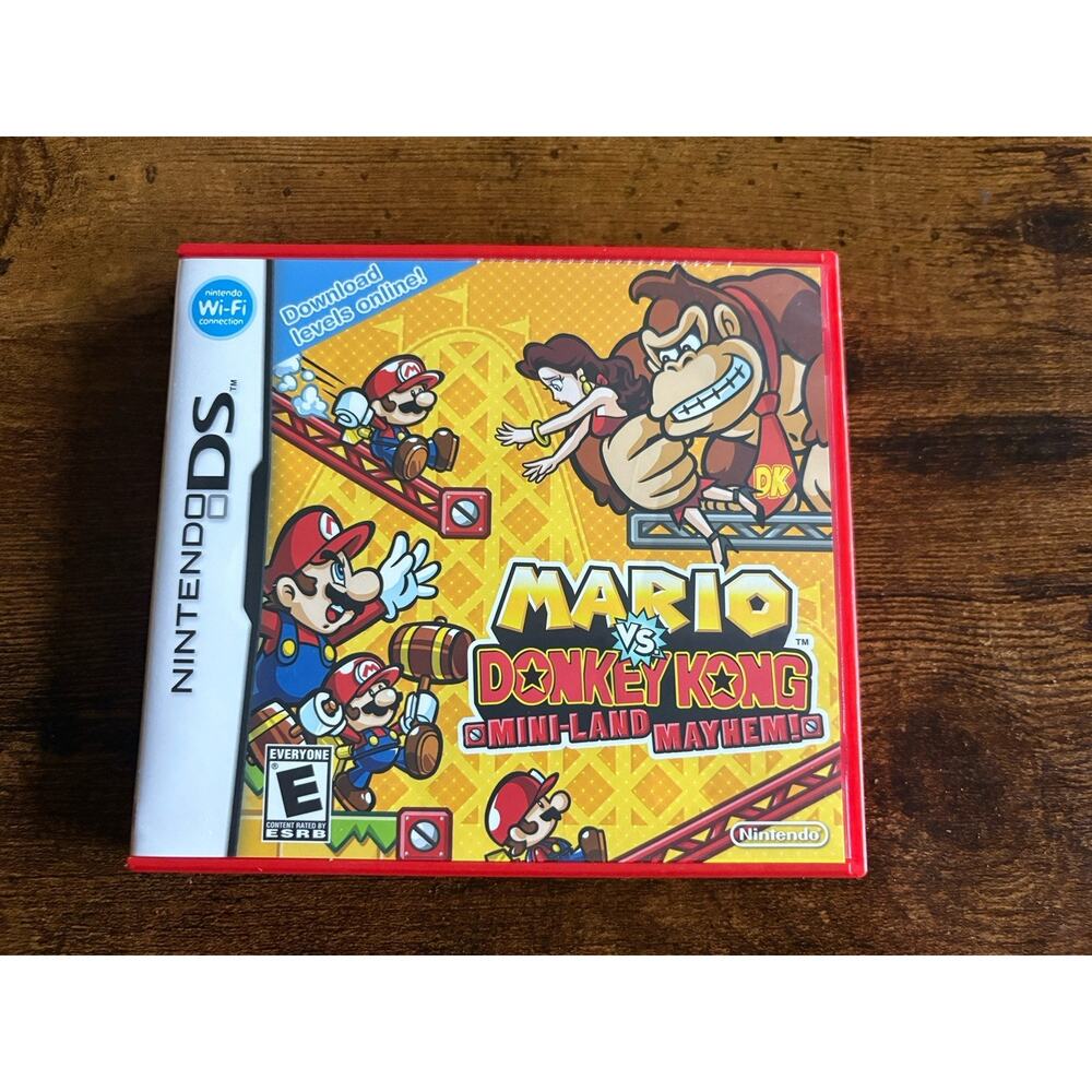 Mario vs. Donkey Kong: Mini-Land Mayhem (Nintendo DS, 2011) Tested W/ Manual